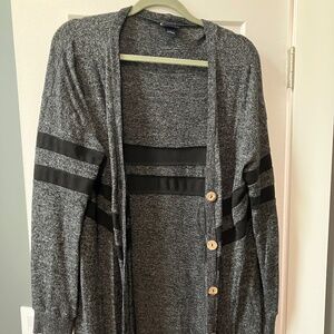 Daytrip black and grey long cardigan